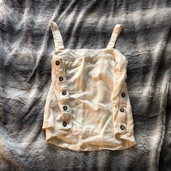 Universal Threads Thick Strap Tank with buttons - Picture 3 of 5